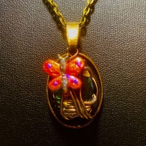 Butterfly necklace by “B”